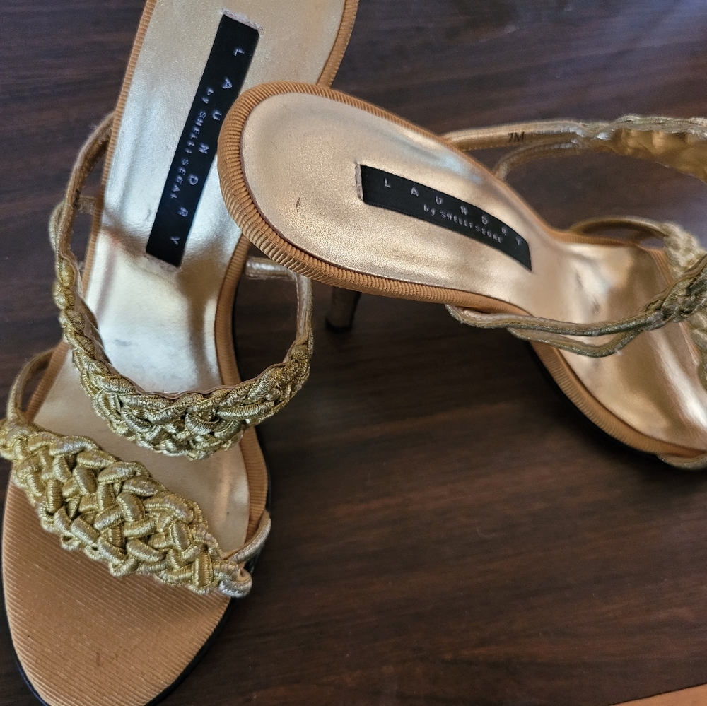 A beautiful pair of stilleto heel dress sandals